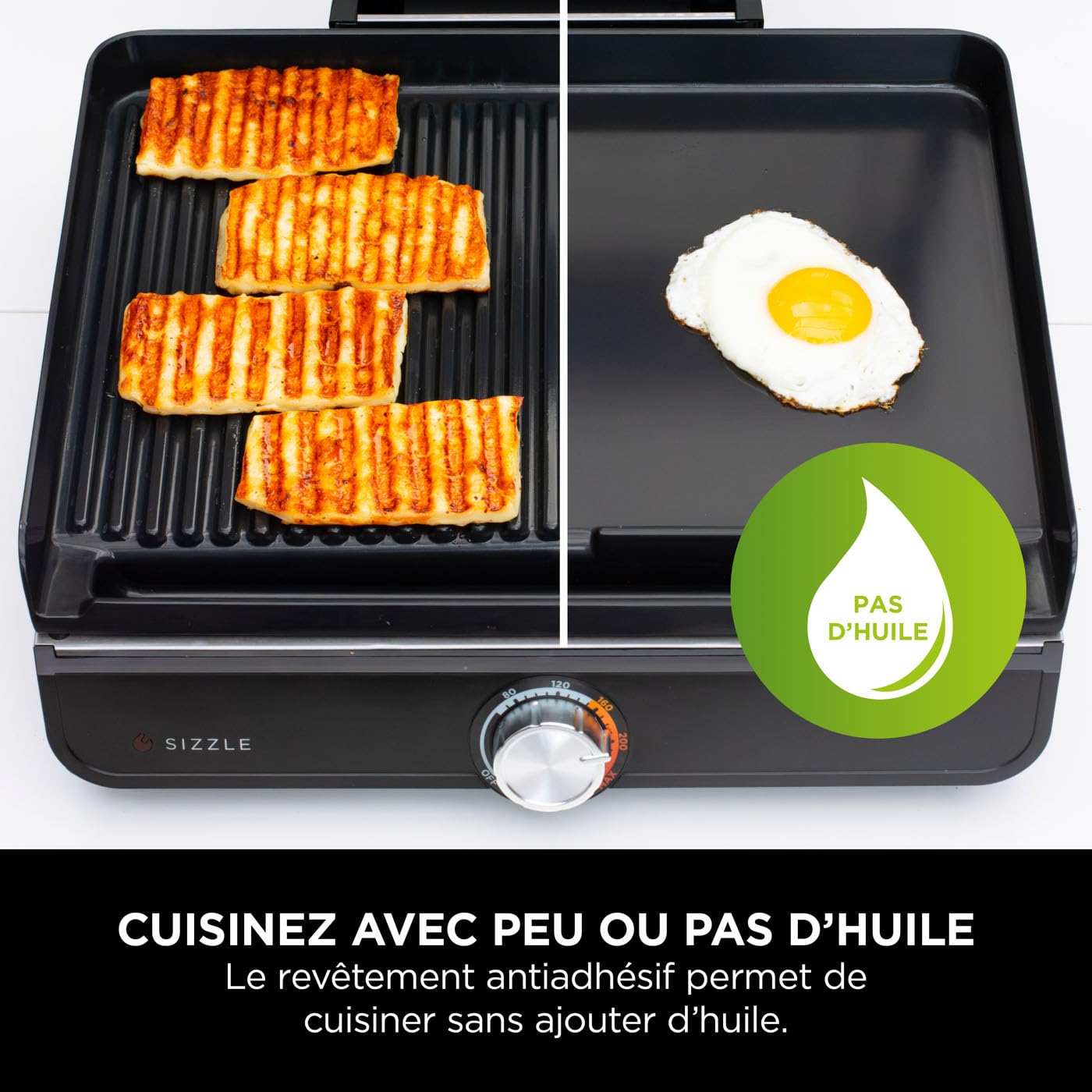 ninja-sizzle-gr101eu-grill-int-rieur-gris-plancha-260-c image 7