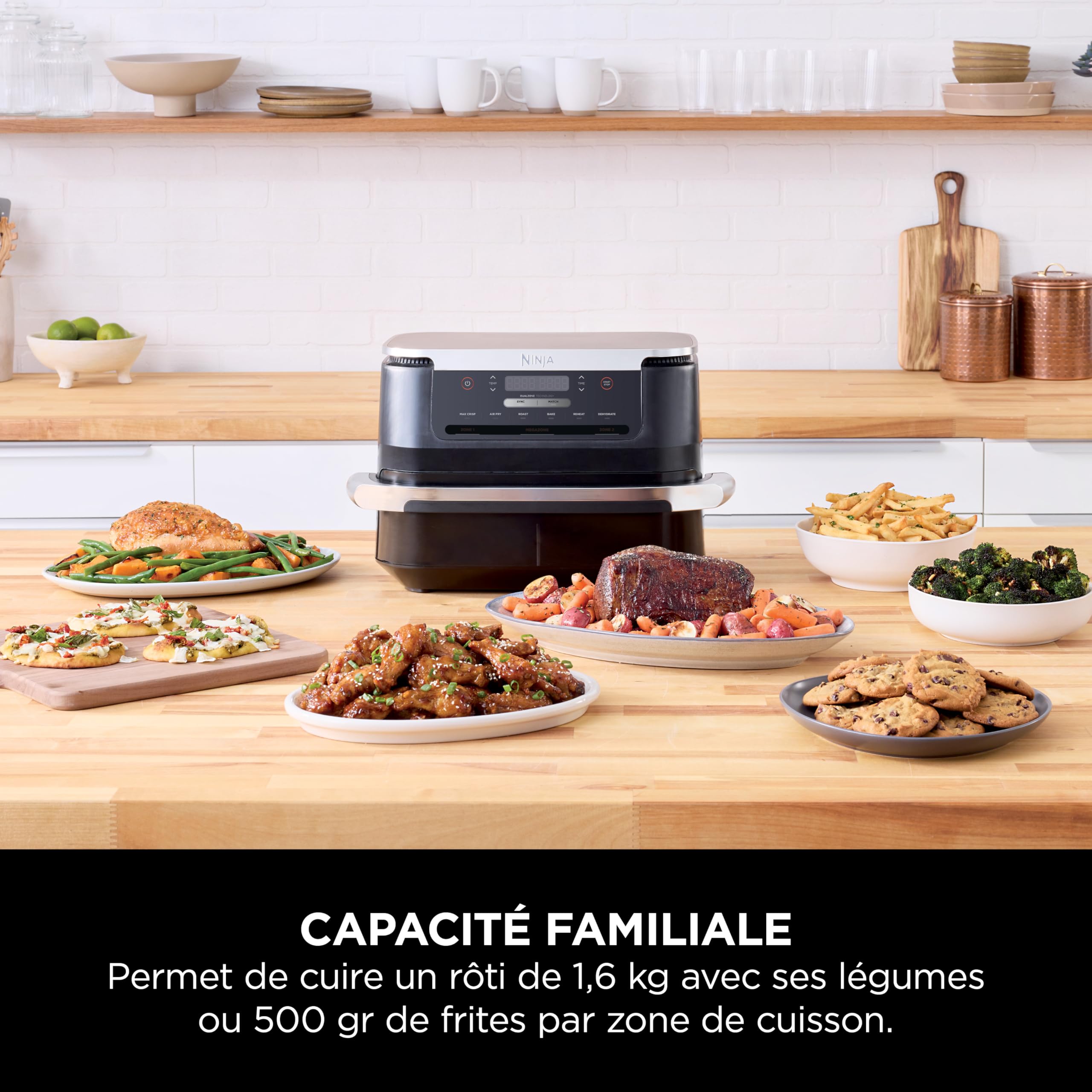 ninja-flexdrawer-friteuse-sans-huile-6-6l-noir-6-en-1 image 5