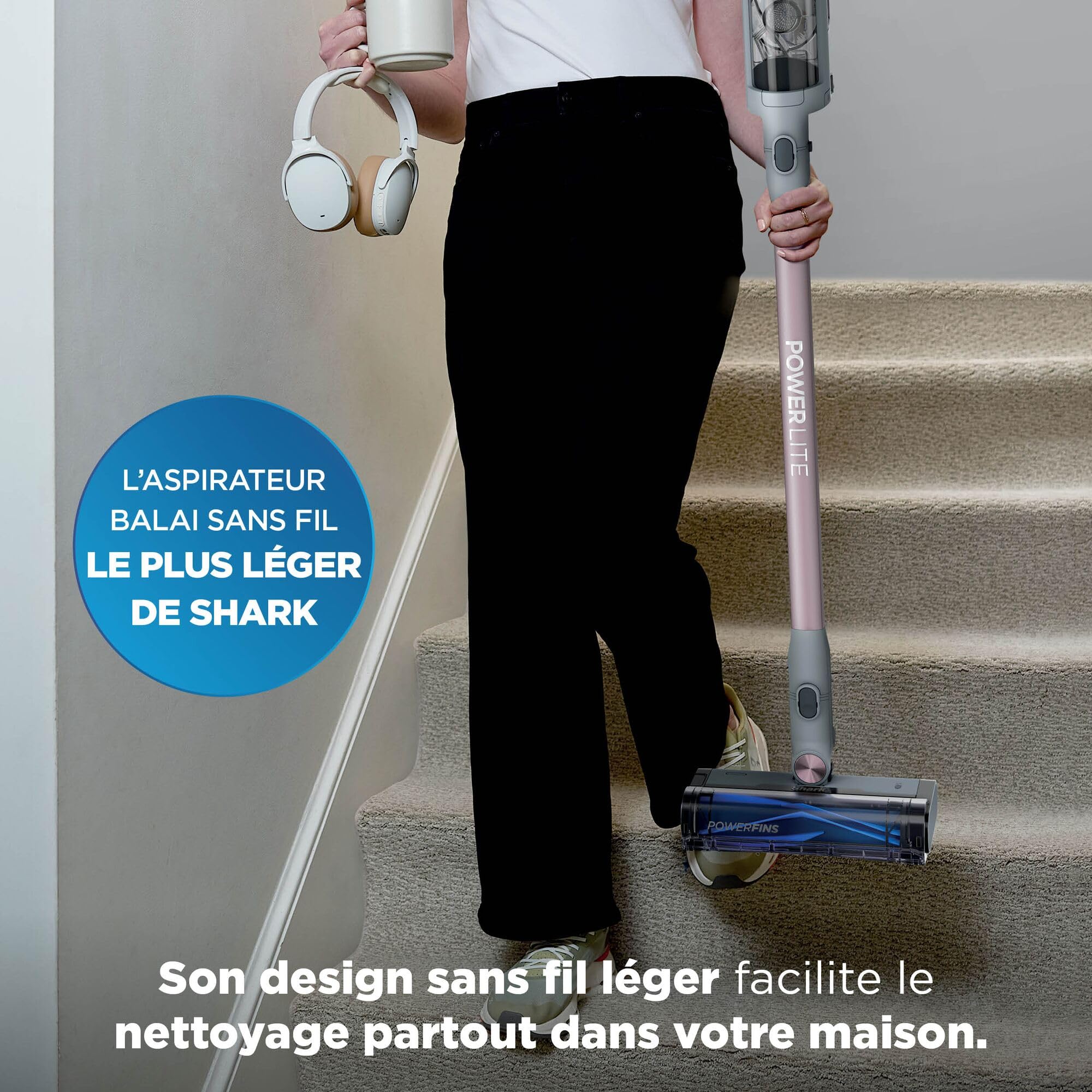 shark-powerlite-floordetect-aspirateur-balai-terracotta-115w image 4