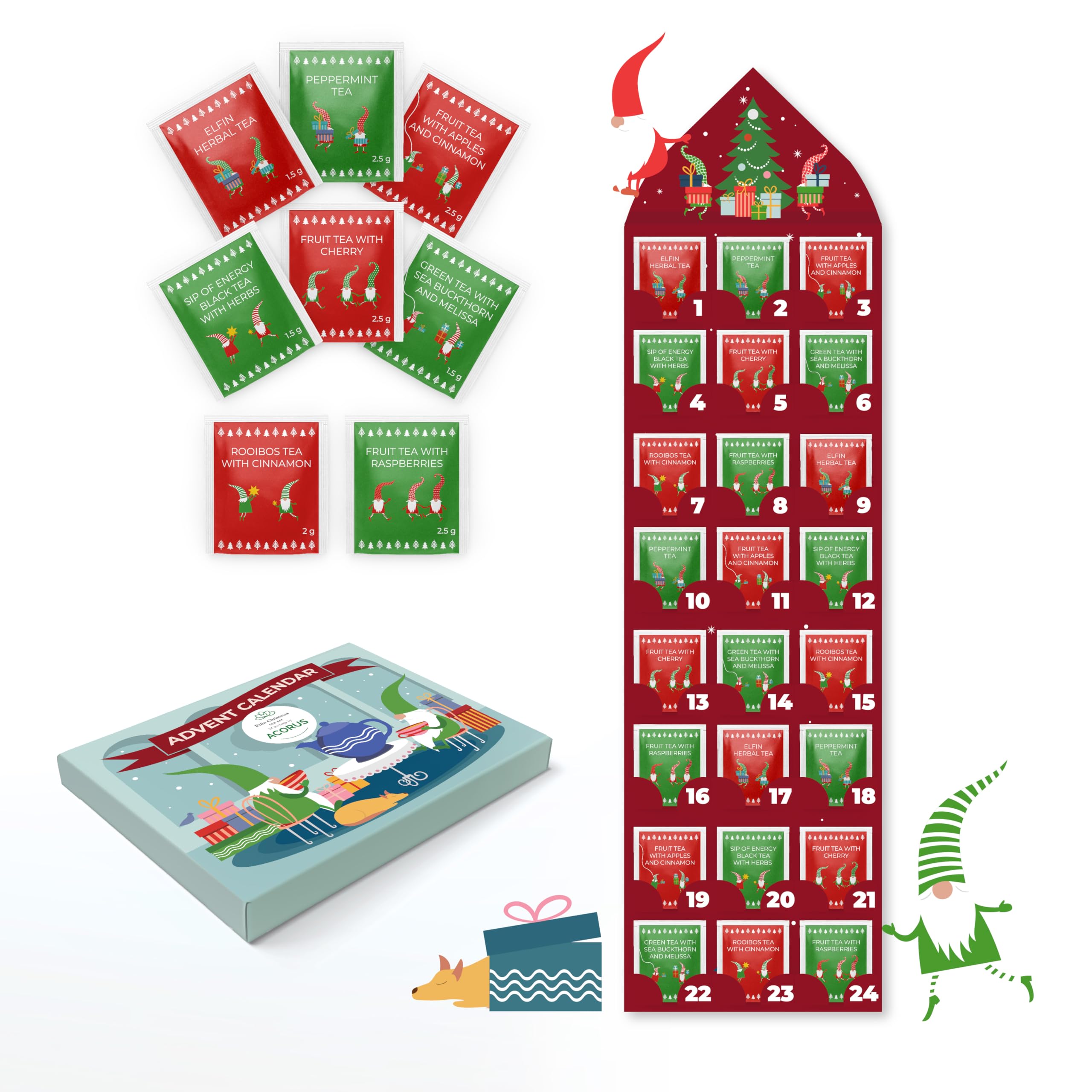 acorus-casse-noisette-calendrier-avent-th-24-sachets-6-saveurs image 8
