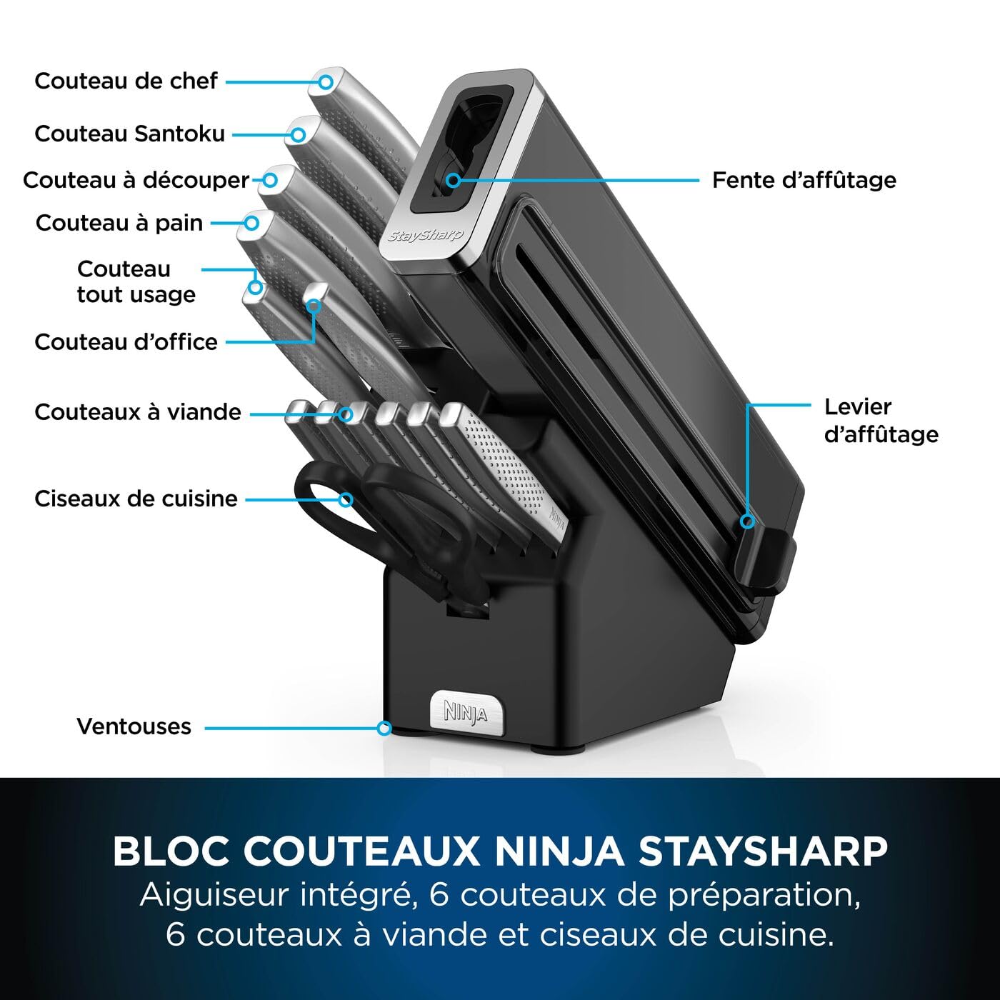 ninja-staysharp-k62014euuk-bloc-14-couteaux-inox-charbon image 7