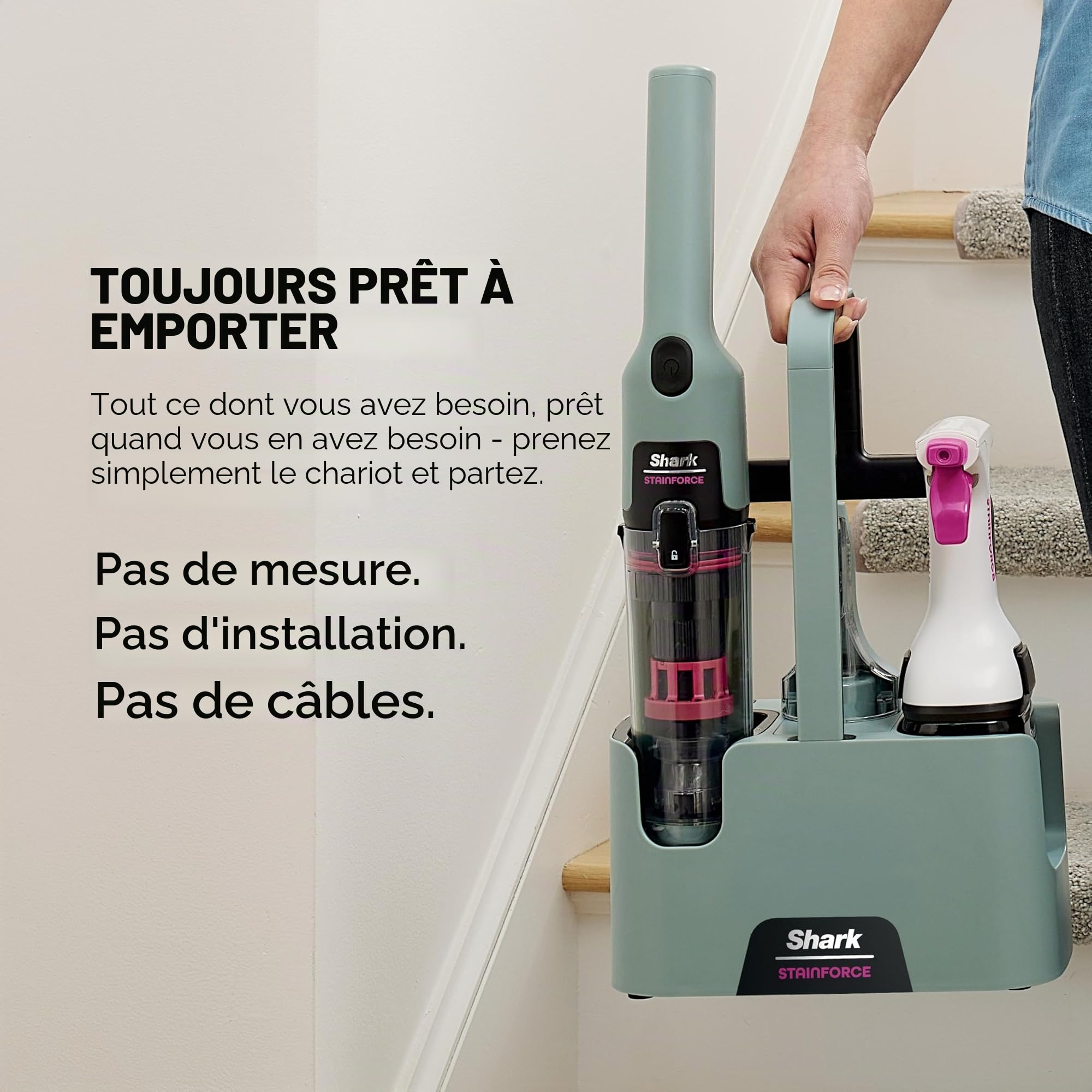 shark-stainforce-hx101-shampouineuse-sans-fil-anti-taches-animaux image 4