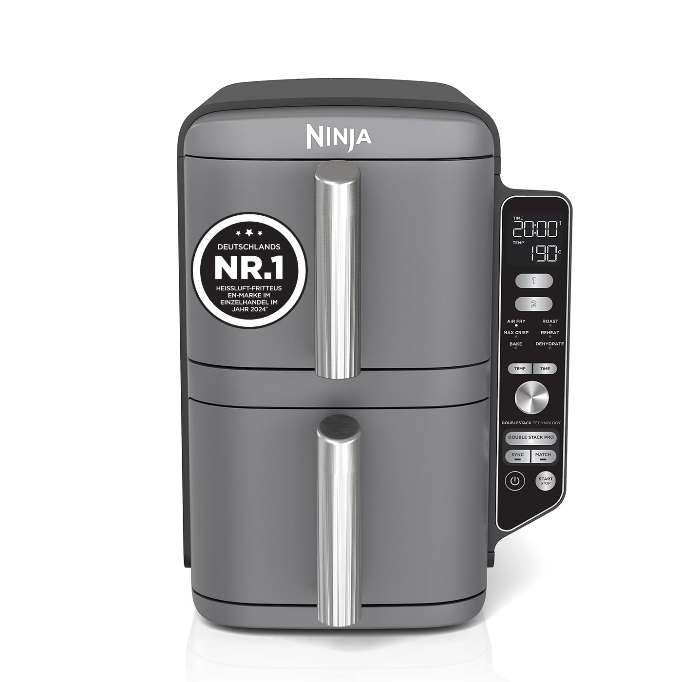 ninja-double-stack-xl-sl400eucp-friteuse-9-5-l-noir-cuivre image 3