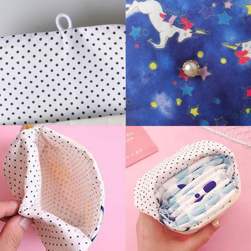 tomedeks-pochette-serviettes-hygi-niques-coton-licorne-13cm image 3