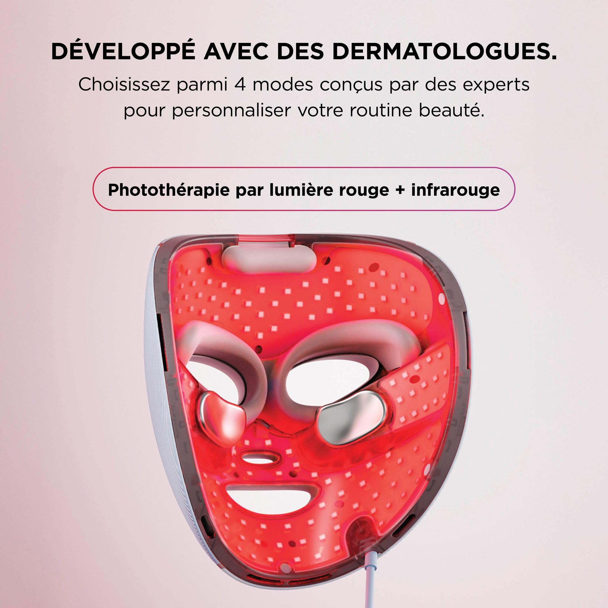 shark-cryoglow-masque-led-visage-lilas-lumi-re-rouge image 3