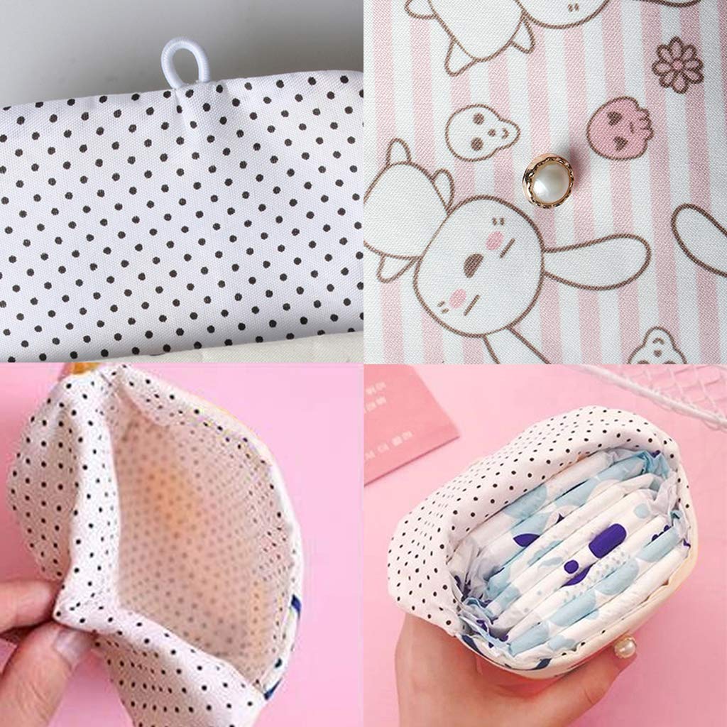 tomedeks-pochette-serviettes-hygi-niques-coton-lapin-13cm image 3