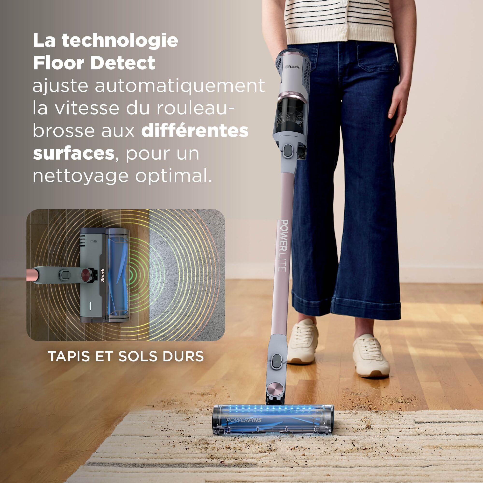 shark-powerlite-floordetect-aspirateur-balai-terracotta-115w image 5