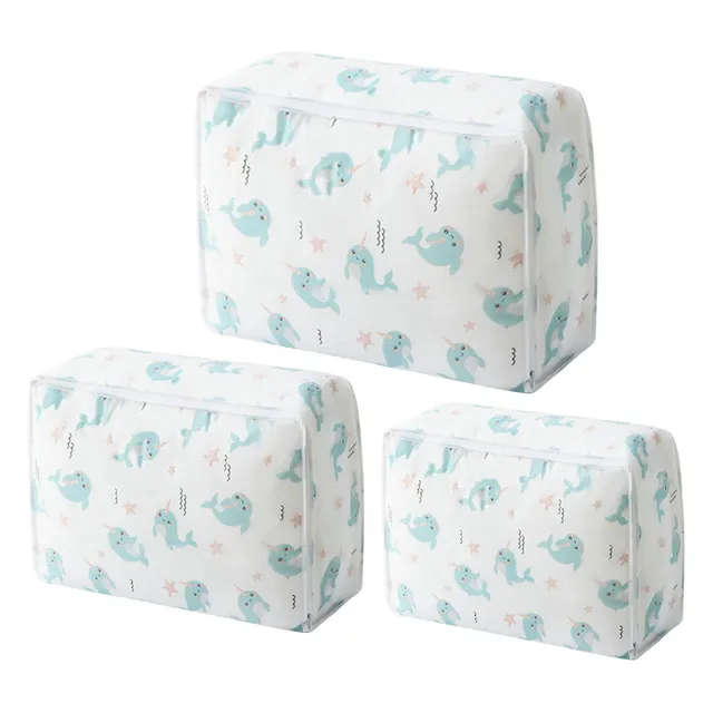 tomedeks-peva-sac-rangement-transparent-whale-lot-3-grande-capacit image 1