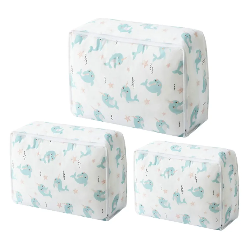 tomedeks-peva-sac-rangement-transparent-whale-lot-3-grande-capacit image 1